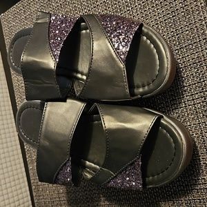 Sandals for women size 38 (6.5 USA) gray NEW no tags